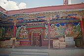 Ladakh - Lamayuru gompa, mural paintings 